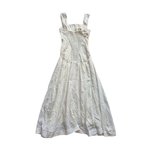 By Anthropologie Sleeveless Square-Neck Twofer Midi Dress - Picture 11 of 11